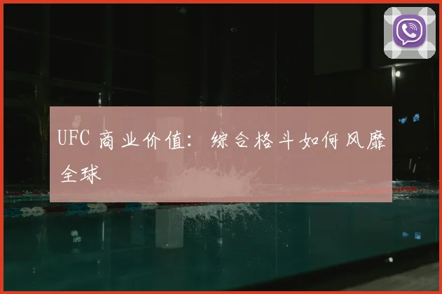 UFC 商业价值：综合格斗如何风靡全球